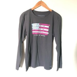 Life is Good crusher tee